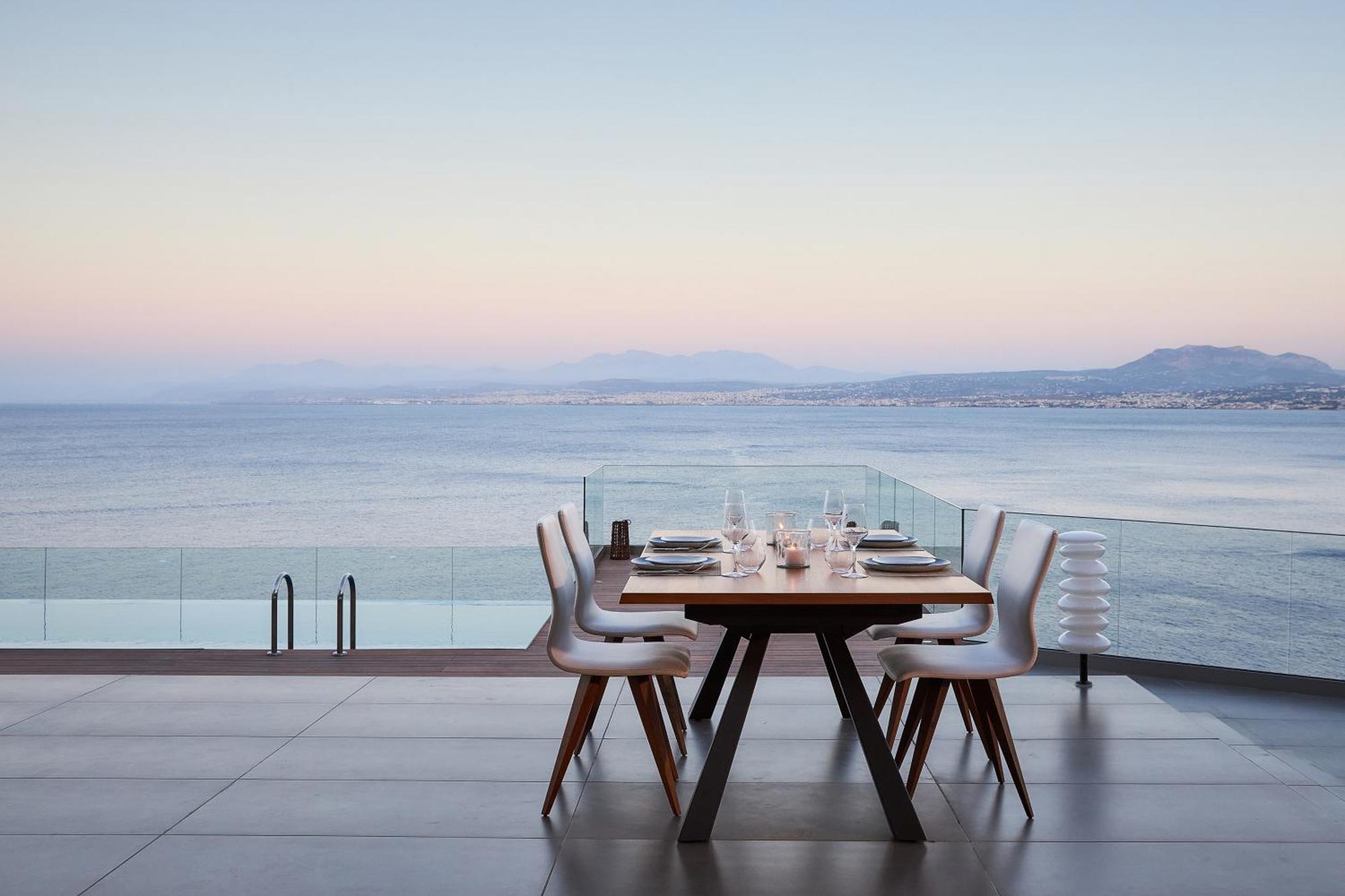 Beachfront Villa In Crete - Epavli Luxury Villa Агия-Пелагия  Экстерьер фото
