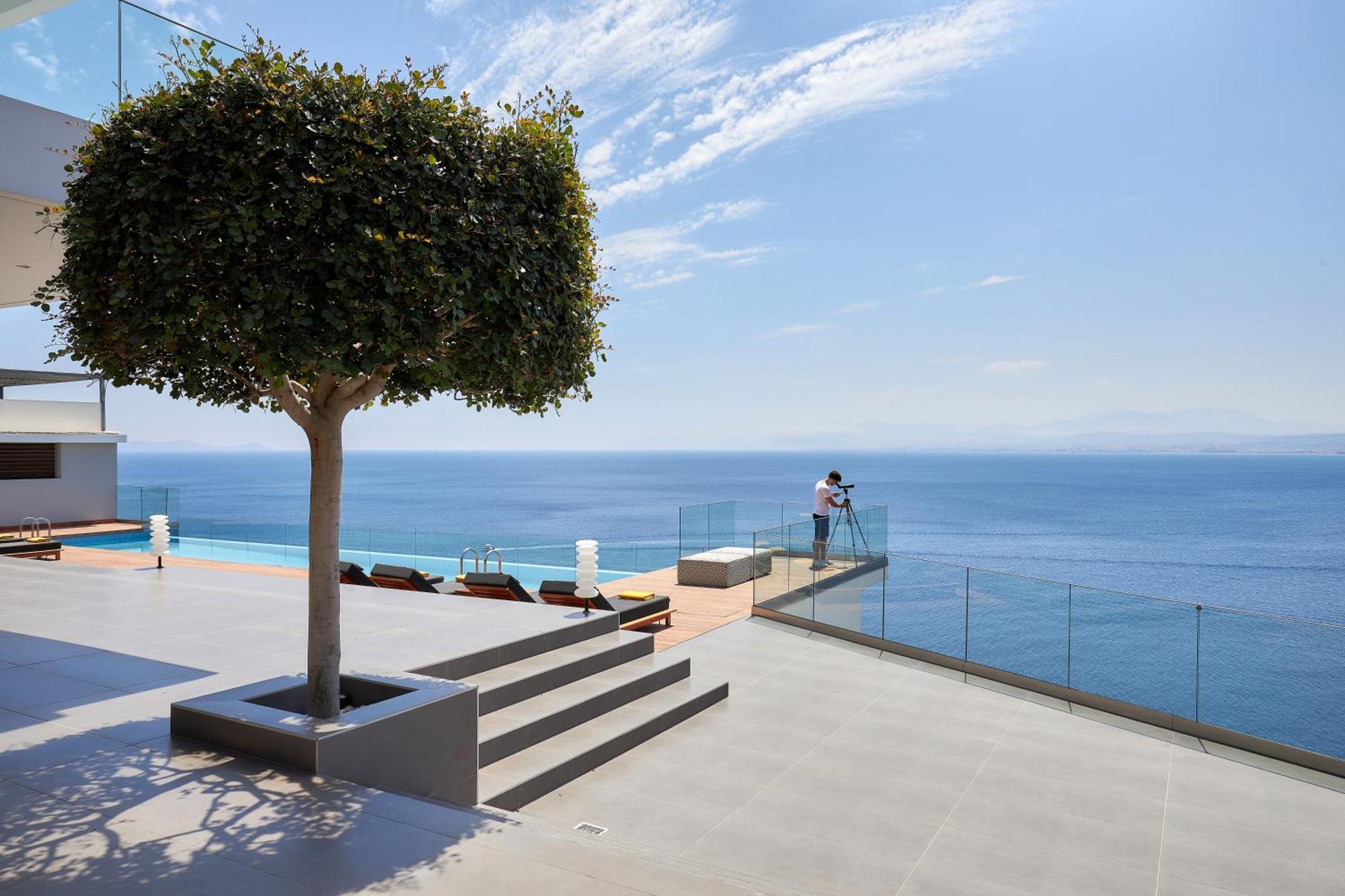 Beachfront Villa In Crete - Epavli Luxury Villa Агия-Пелагия  Экстерьер фото